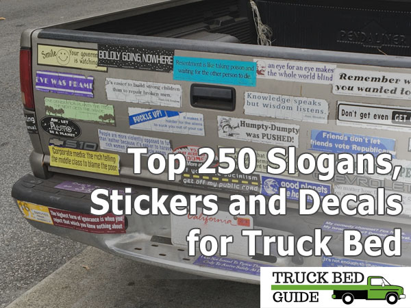 250 slogans for truck decals