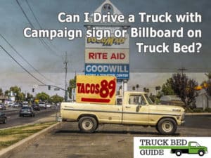 billboard on truck bed