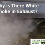 white smoke in truck bed