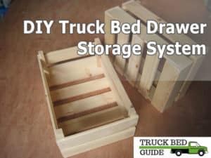 diy truck bed drawer storage