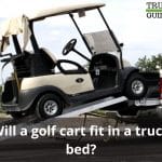 Will a golf cart fit in a truck bed
