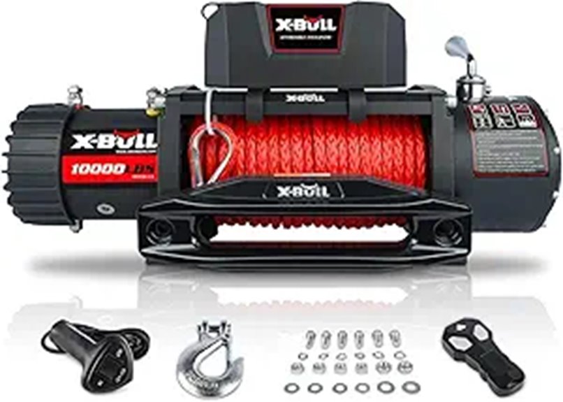 X-BULL 10,000 lb Electric Winch Kit with Remote