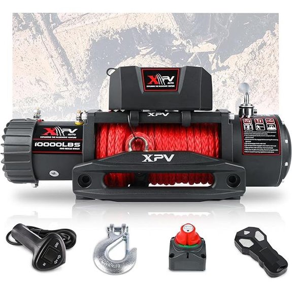 Electric Winch 10,000 lb. Waterproof Remote Kit
