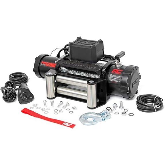 Rough Country 12,000LB Electric Winch with Remote
