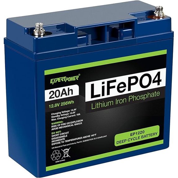 ExpertPower 12V 20Ah LiFePO4 Battery for Off-Grid Use
