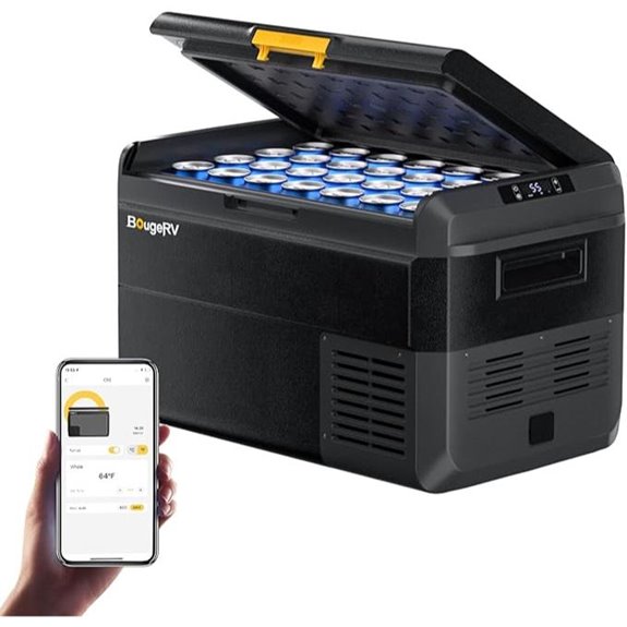 BougeRV 12V Car Refrigerator with APP Control