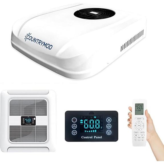 12V DC RV Air Conditioner 10000 BTU