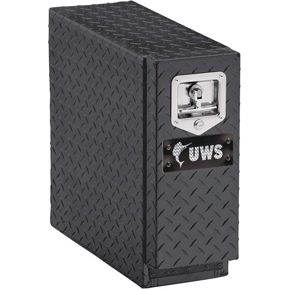 UWS EC20052 22-Inch Black Aluminum Truck Tool Box
