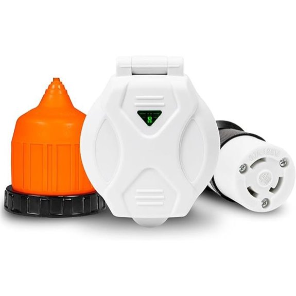 True Mods 30A RV Power Inlet with LED Indicator