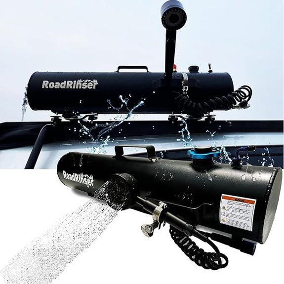 Offroading 4x4 Water Rinser Tank & Shower