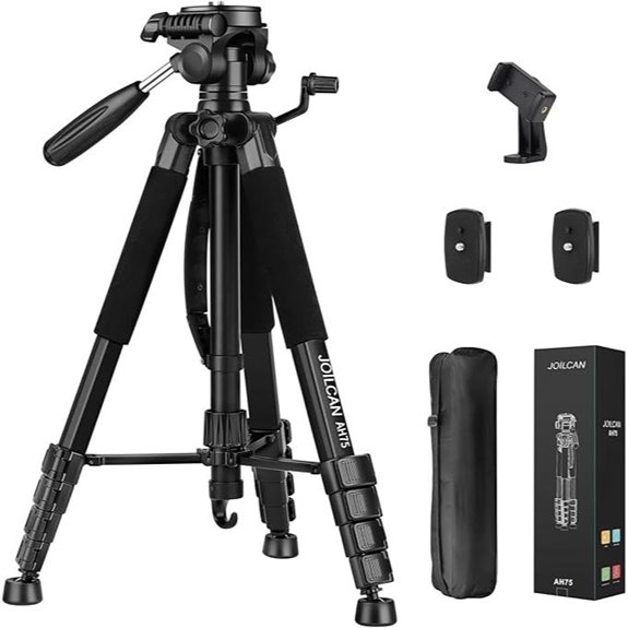 74 inch camera tripod