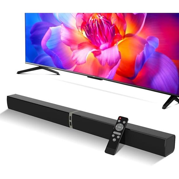 MZEIBO 80W Sound Bar with Bluetooth 5.3