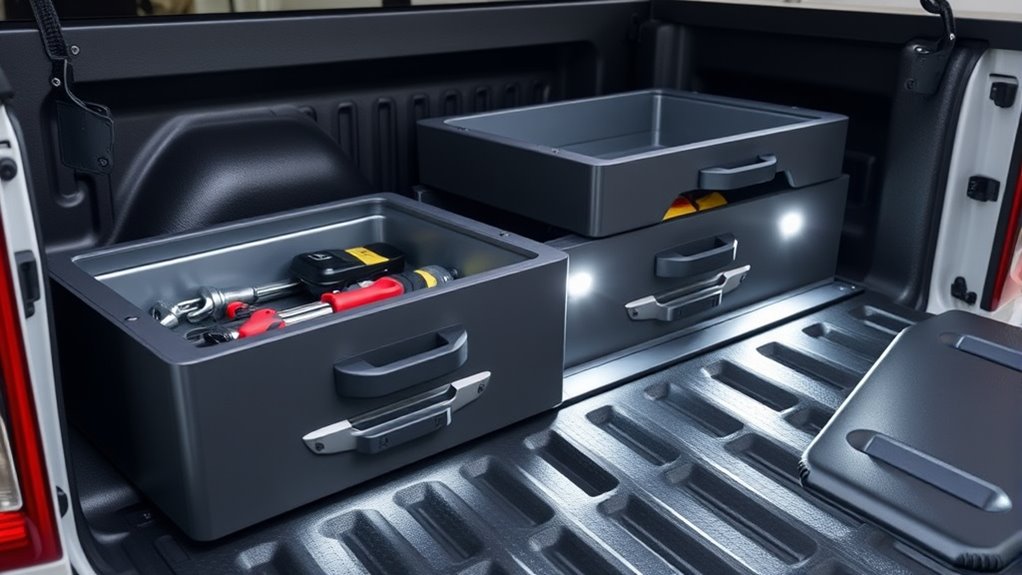 add customizable storage compartments