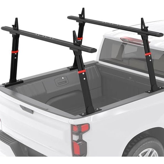 GORWARE Adjustable Aluminum Truck Ladder Rack