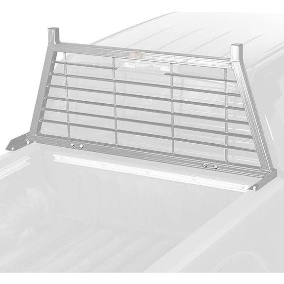 Adjustable Aluminum Truck Headache Rack with Brake Light