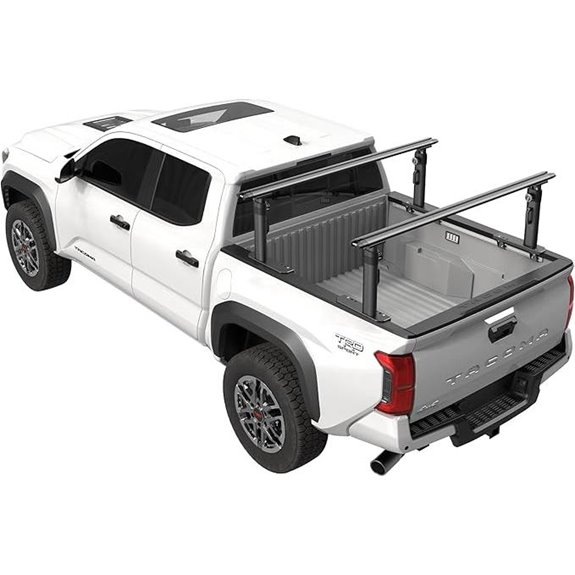 Adjustable Aluminum Truck Ladder Rack for Toyota Tacoma