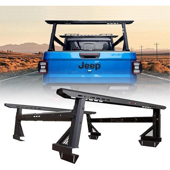 Universal Heavy-Duty Truck Bed Rack with Adjustable Height