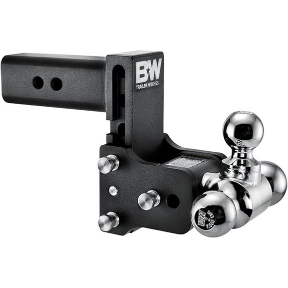 B&W Adjustable Trailer Hitch Ball Mount 18,000 GTW