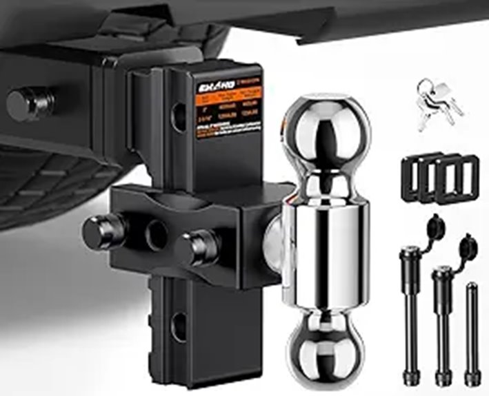 Ehaho Adjustable Trailer Hitch with Locking Pins