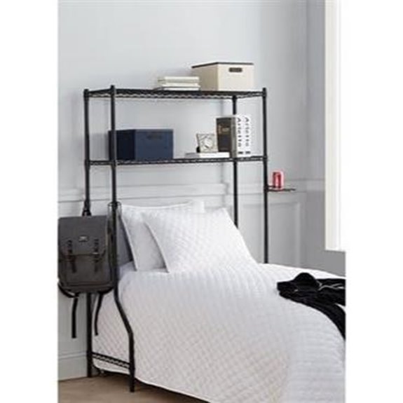 DormCo Over The Bed Shelf Supreme - Suprima® Adjustable Shelving - Black