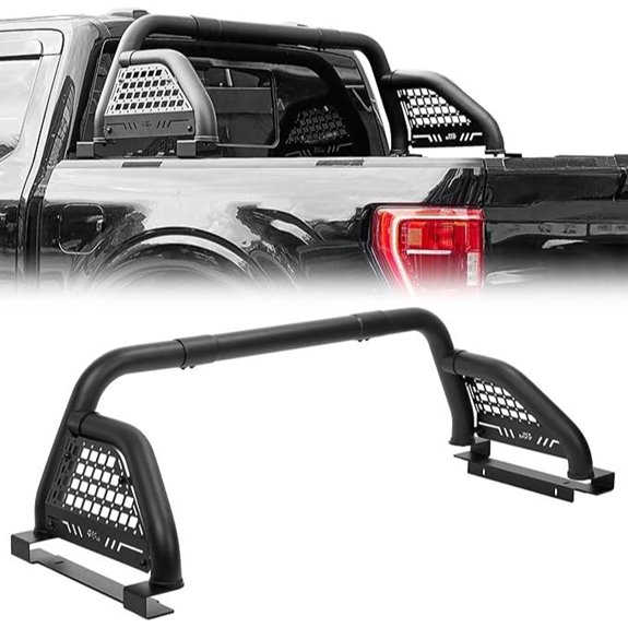 JOYTUTUS Adjustable Roll Bar for Full-Size Trucks