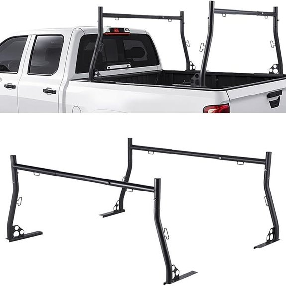 VEVOR Extendable Truck Ladder Cargo Rack (49-73 in)