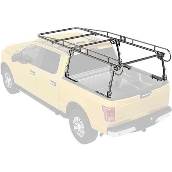 Adjustable Truck Ladder Rack for Full-Size Pickup (2 Boxes)