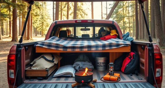 affordable truck bed camper