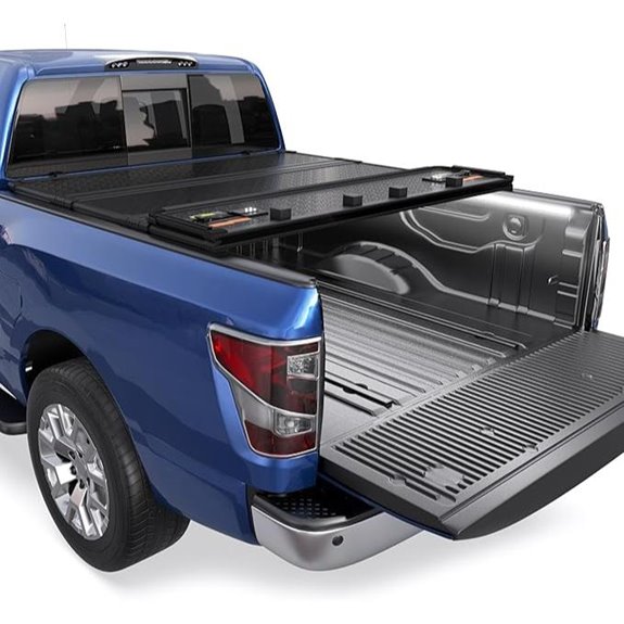 Aluminum Quad Hard Truck Bed Cover for Nissan Titan