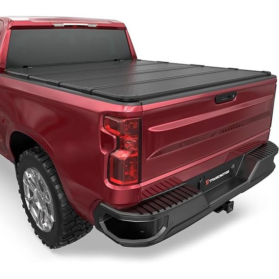 Quad Aluminum Truck Bed Tonneau Cover for Chevy Silverado