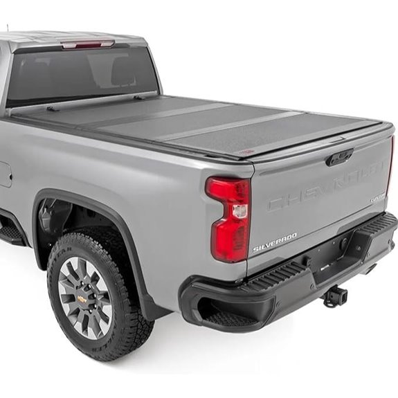 Rough Country Aluminum Tri-Fold Truck Bed Cover