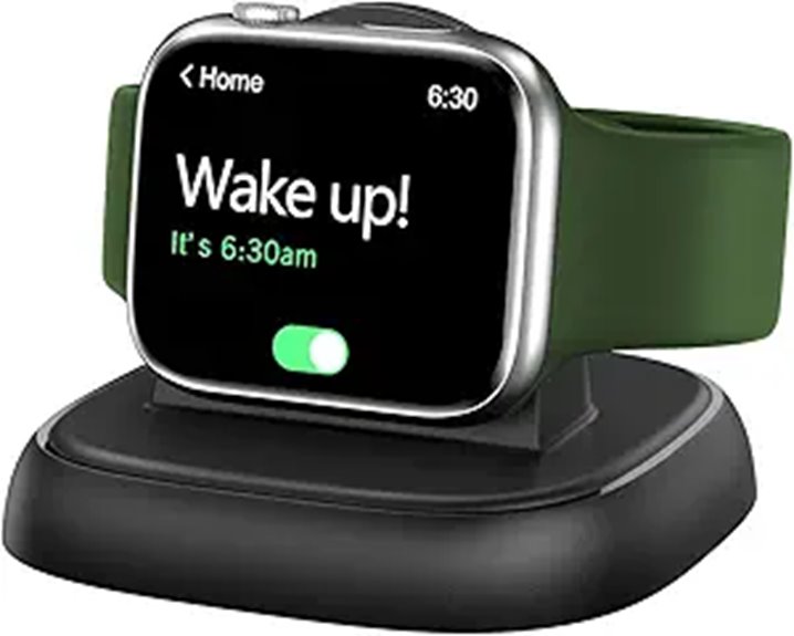 NEWDERY Apple Watch Charger Stand with Wireless Charging
