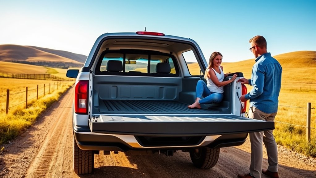 avoid riding in truck beds