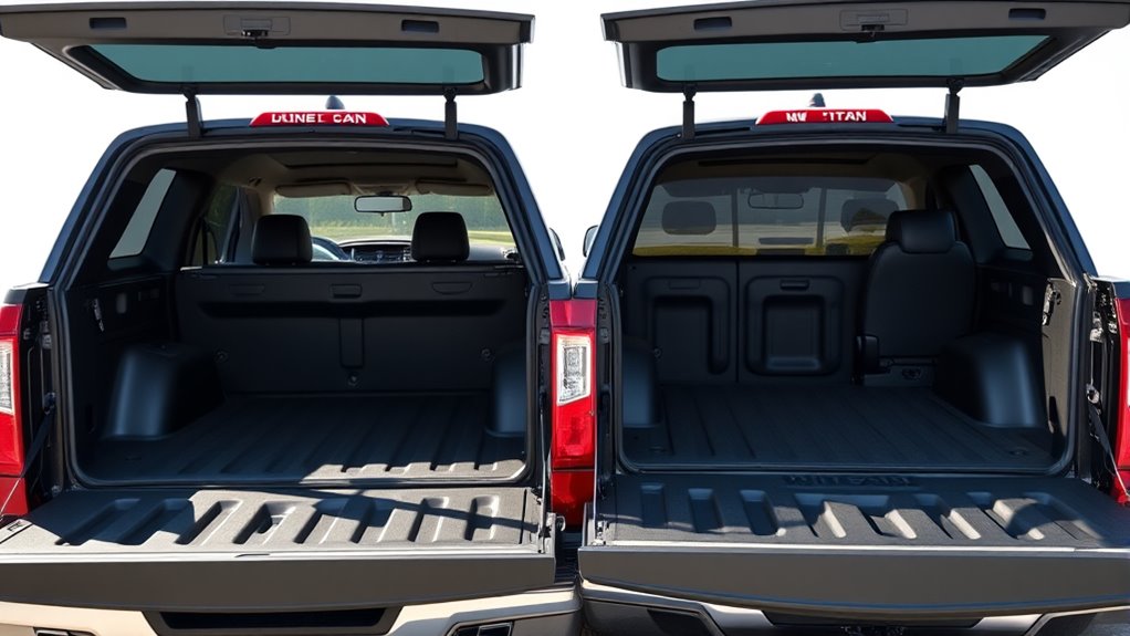 bed size impacts cargo capacity