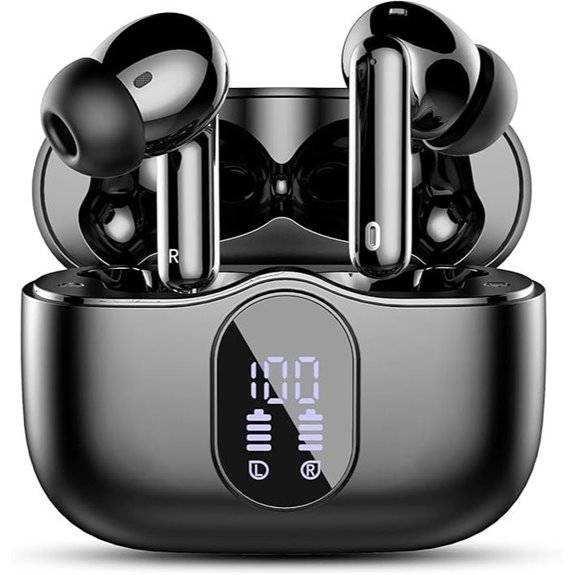 Wireless Bluetooth Earbuds with Noise Cancelling Mic