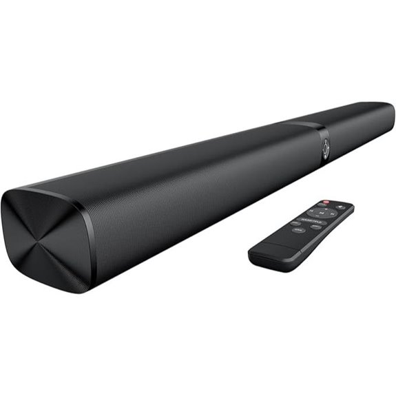 Bluetooth Soundbar with Dynamic Volume & Equalizer