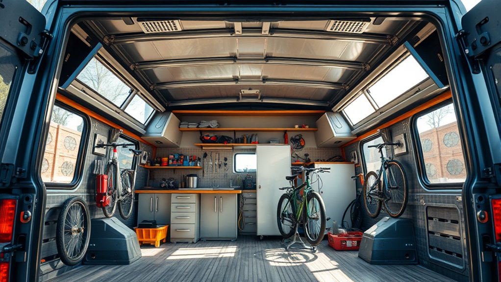 bright lighting effective ventilation