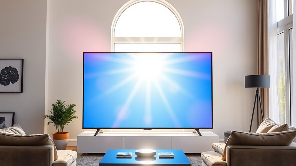 bright room tv features