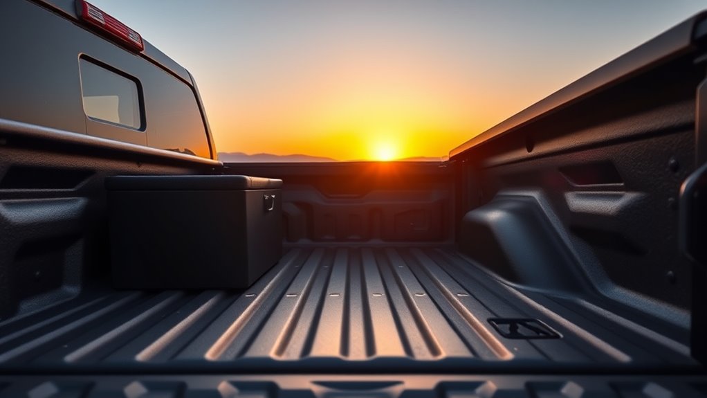 built in lockable weather resistant compartments