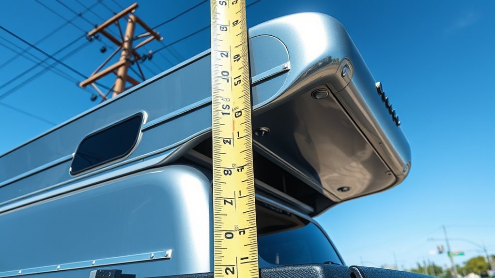 camper shell height restrictions