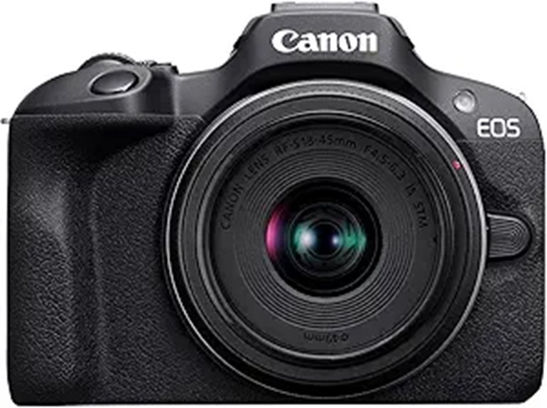 Canon EOS R100 Mirrorless Camera with 24.1MP & Lenses