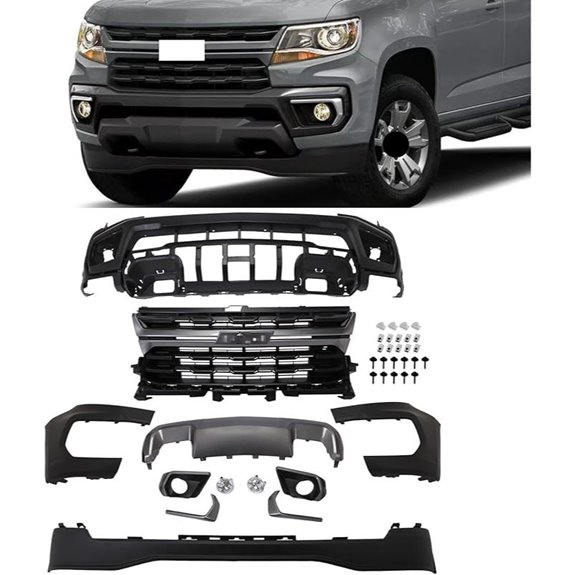 Chevy Colorado Z71 Front Bumper Cover Grille Kit