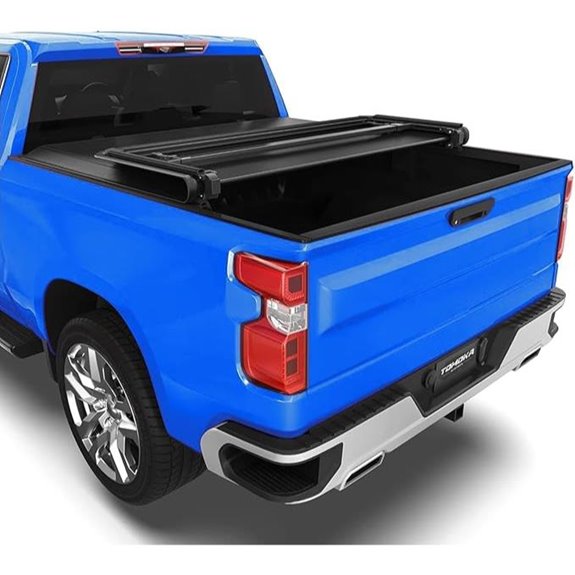 TOMOKA Tri-fold Truck Bed Cover for Chevy Silverado