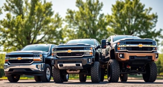 chevy truck lineup differences