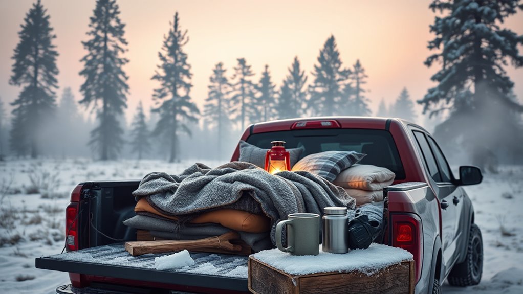 cold weather truck camping essentials