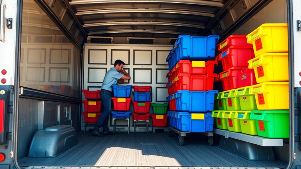 color coded loading sequence