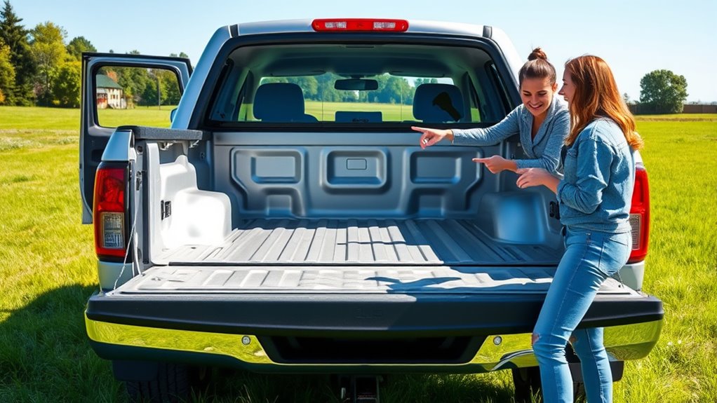 communicate truck bed safety