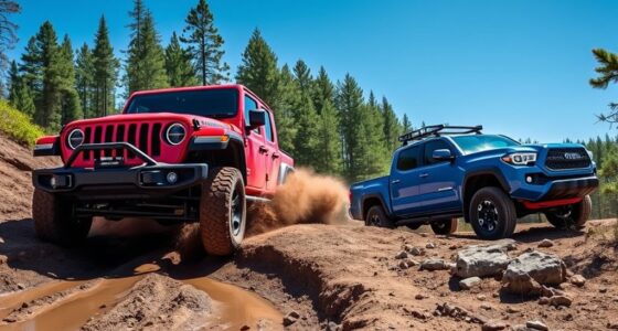 comparing off road pickup trucks