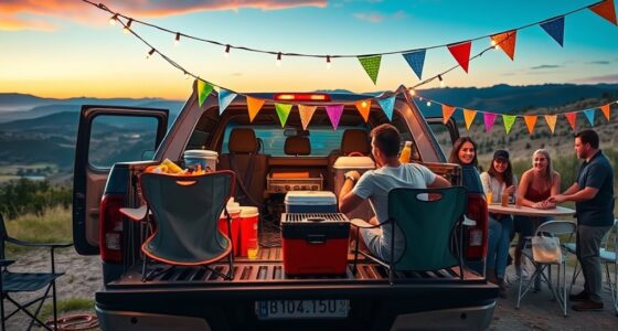 convert truck bed into party