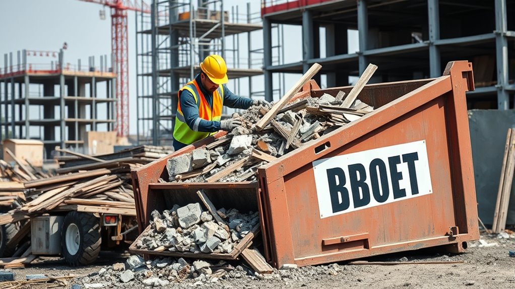 coordinate waste removal timings